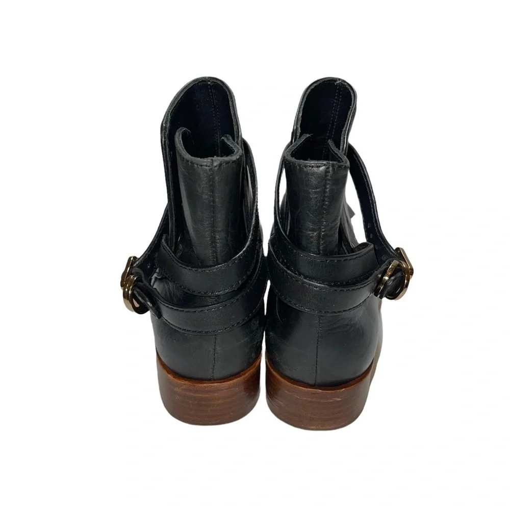 Tory Burch Women Leather Ankle Boots Size 8
